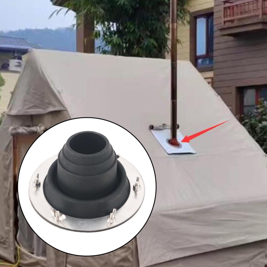 Fireproof Stove Jack Tent Silicone - Campingtent Kacheldoorgang Vuurvaste Rookkanaalbuis Ventilatie Siliconen