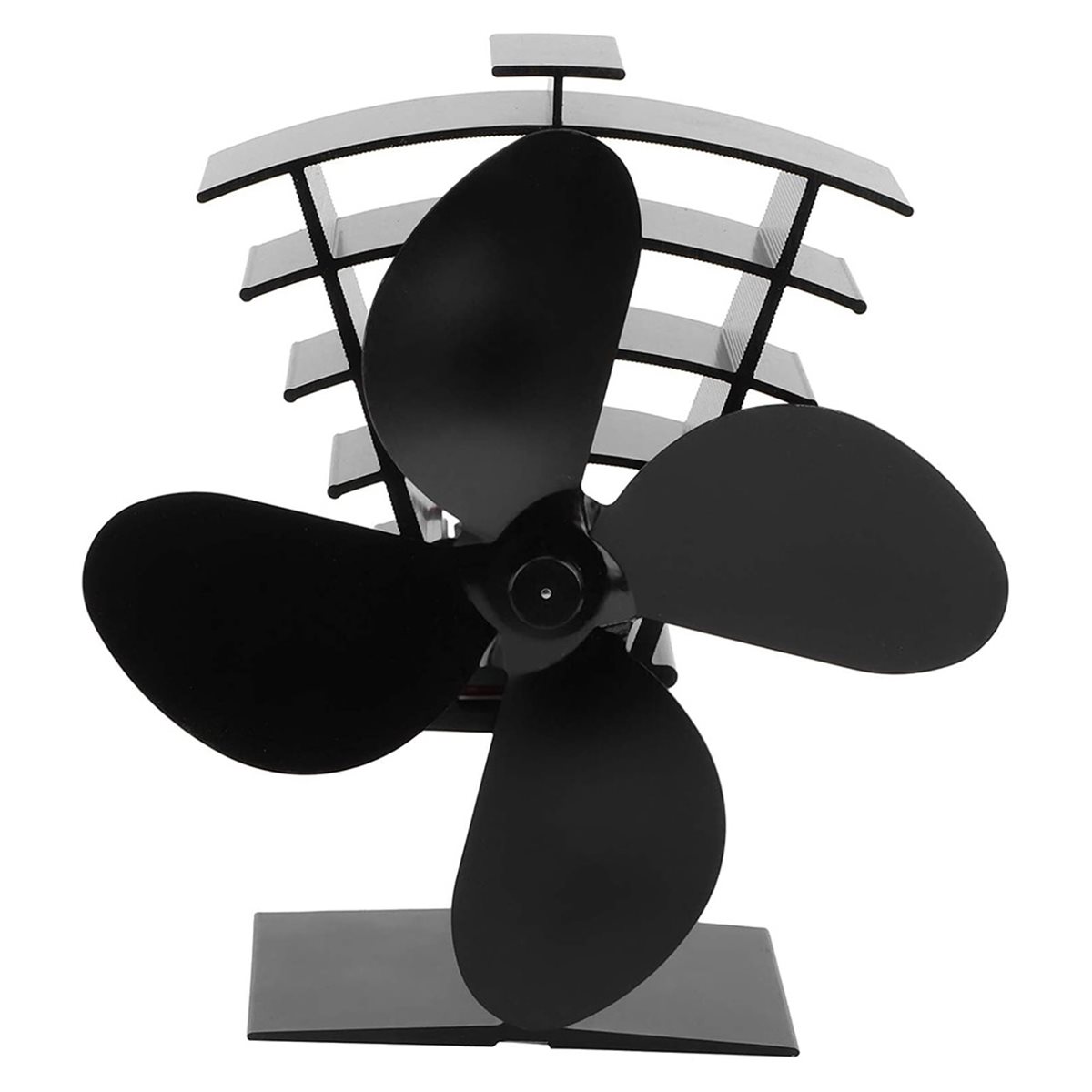 Houtkachelventilator van alumi - Stove Fan Heat Powered 4 Blade recensie en prijs