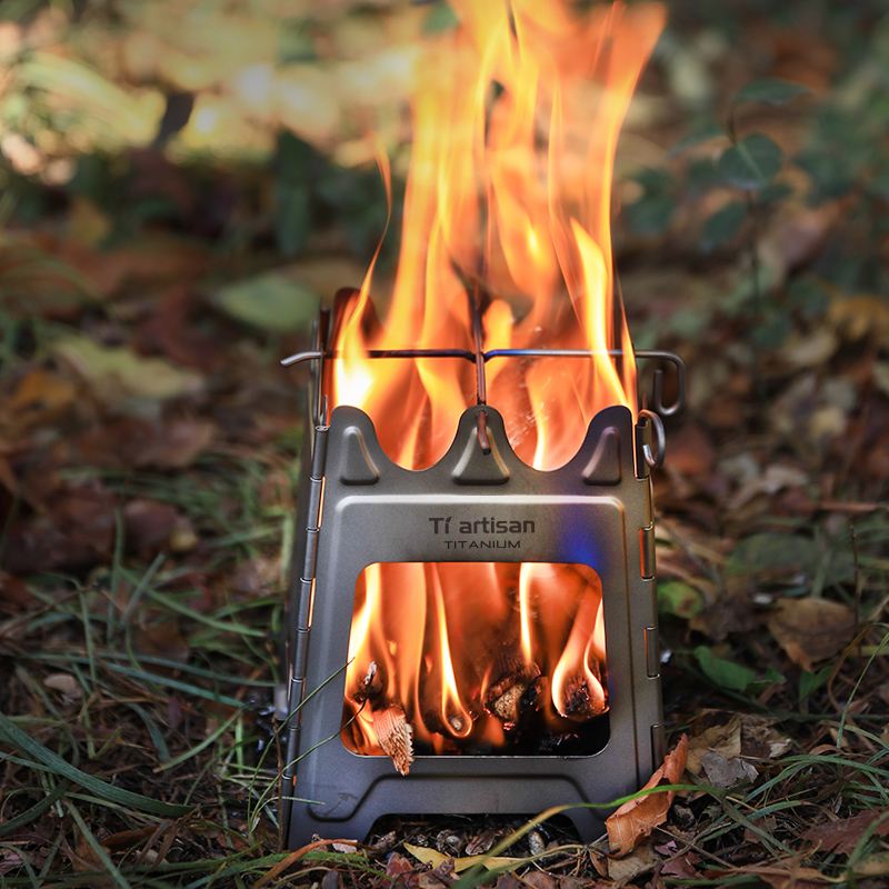 Tiartisan Outdoor puur titaniu - Titanium Folding Wood Stove Tent recensie en prijs
