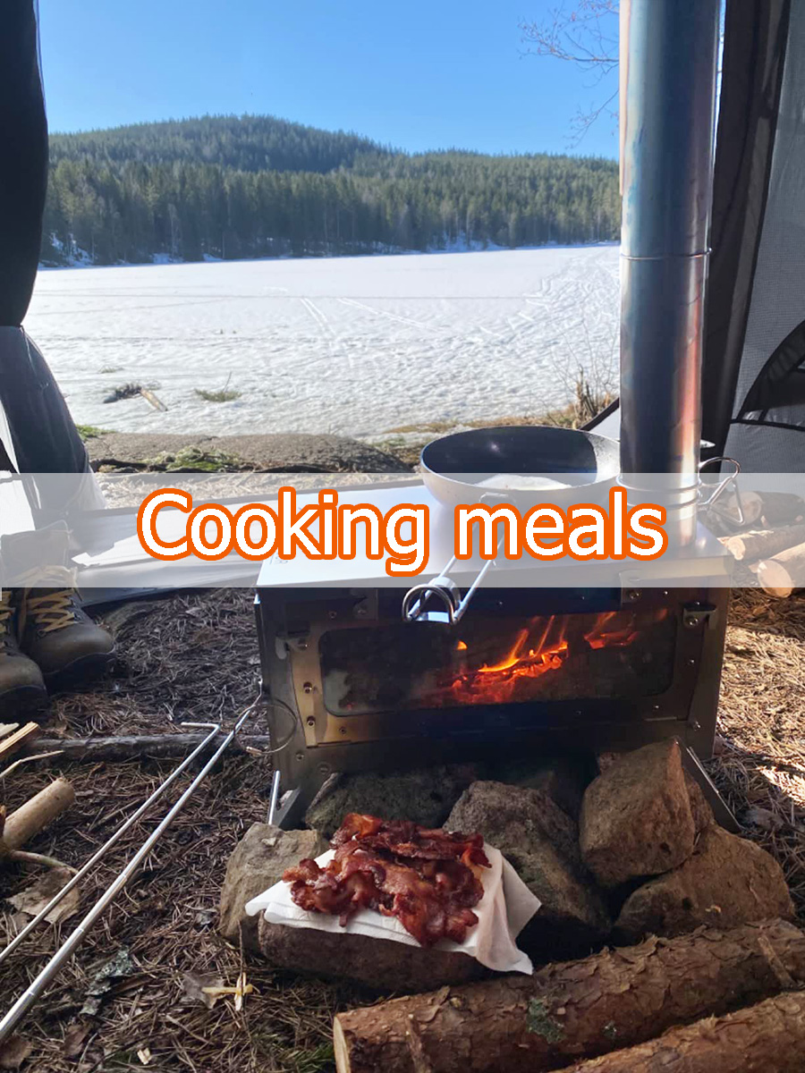 DANCHEL TSG Titanium Tentkache - Ultralight Titanium Wood Stove Backpack recensie en prijs