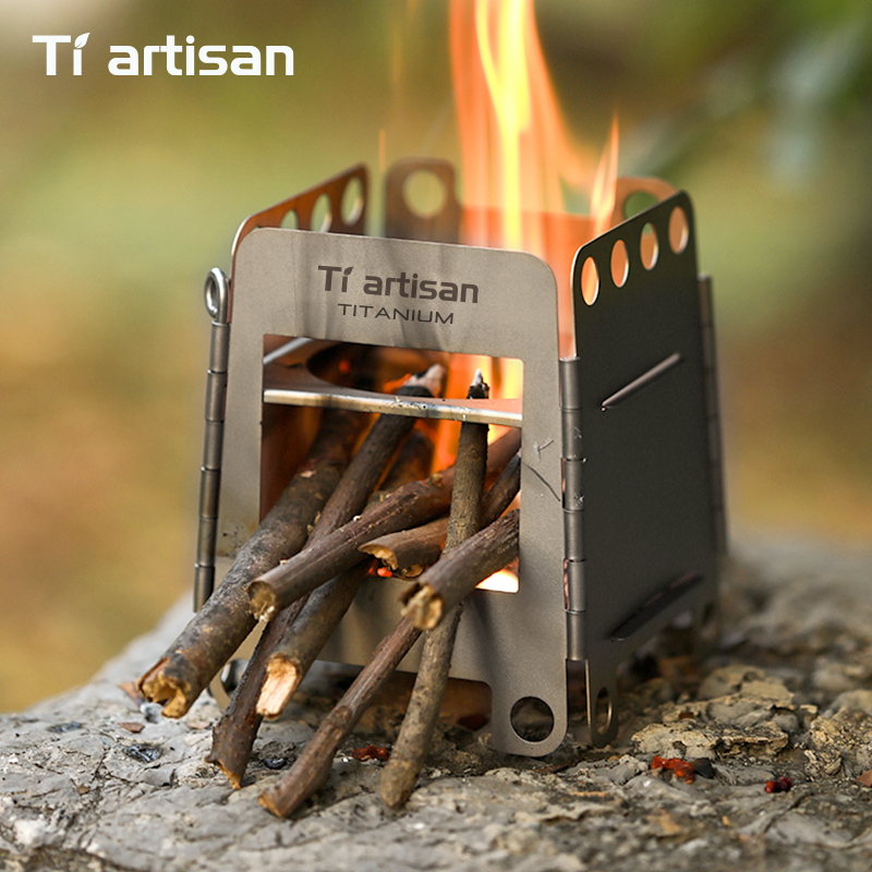 Tiartisan Titanium Multi-fuel  - Ultralight Titanium Wood Stove Backpack recensie en prijs